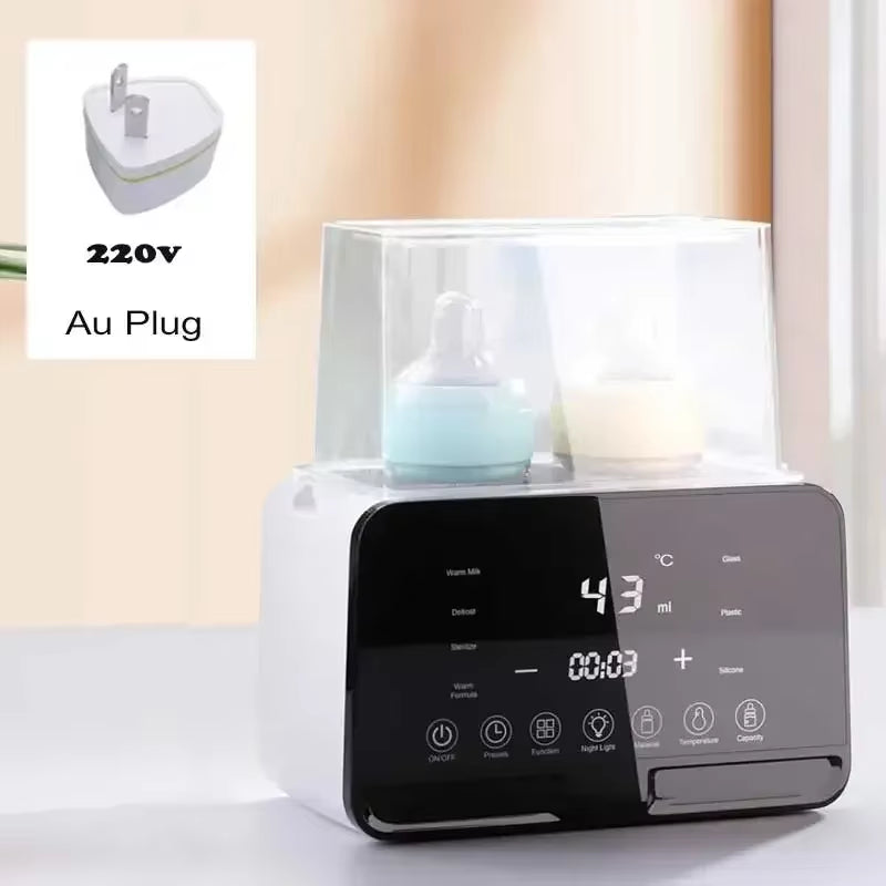 Newborn Baby Feeding Bottle Warmer and Sterilizer with Timer and Precision Temperature Control