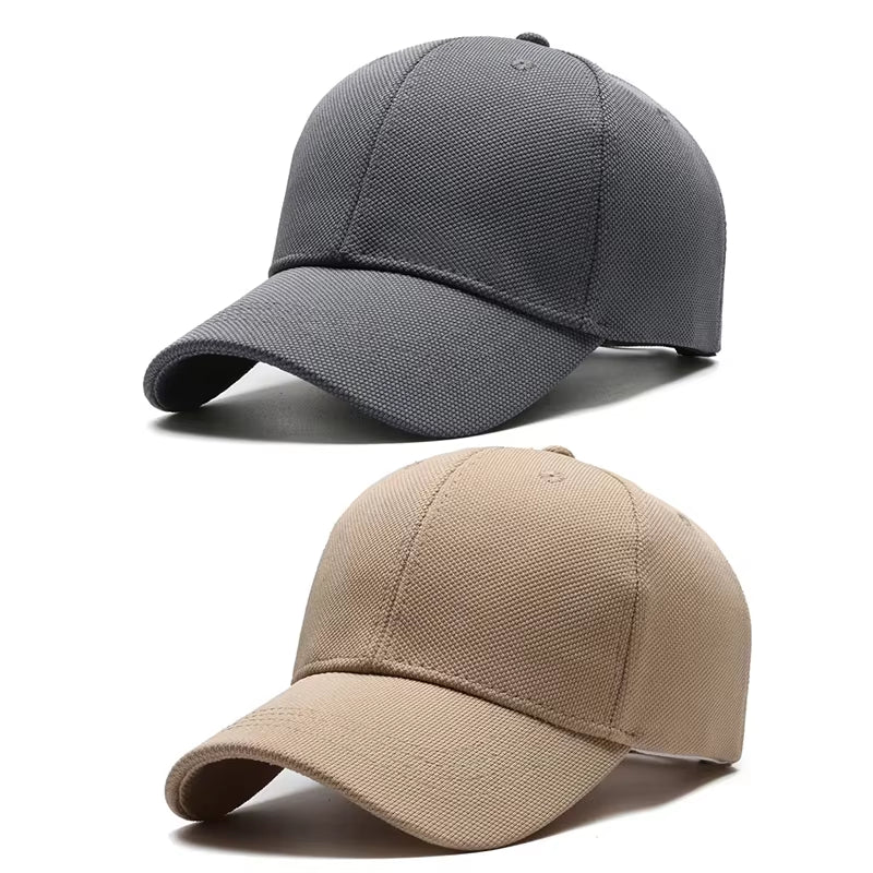 Pineapple Cloth Light Plate Casual Baseball Cap for Men and Women with Minimalist Design and Large Size Fit