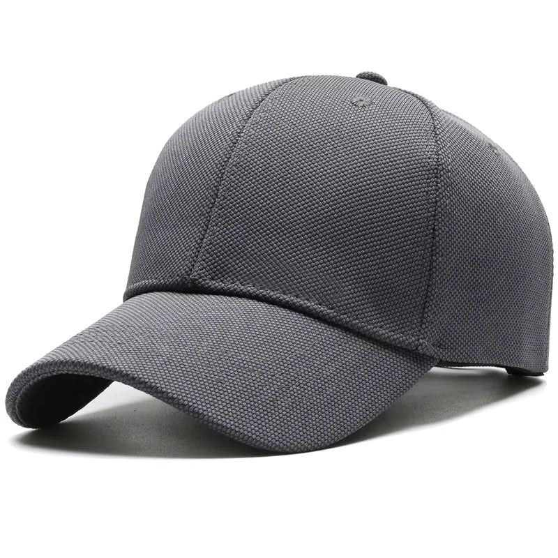 Pineapple Cloth Light Plate Casual Baseball Cap for Men and Women with Minimalist Design and Large Size Fit