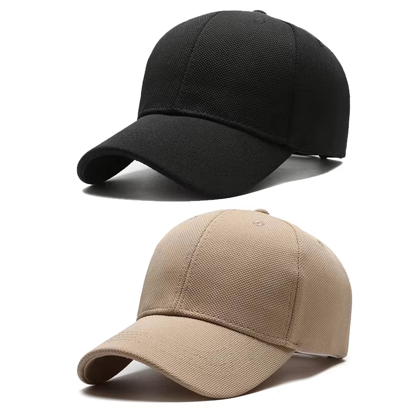 Pineapple Cloth Light Plate Casual Baseball Cap for Men and Women with Minimalist Design and Large Size Fit