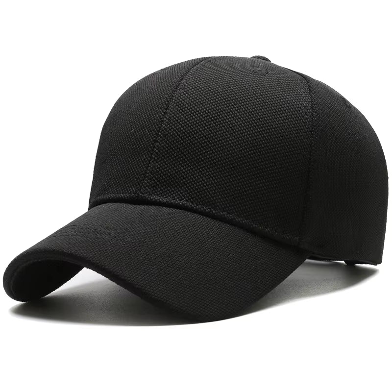 Pineapple Cloth Light Plate Casual Baseball Cap for Men and Women with Minimalist Design and Large Size Fit