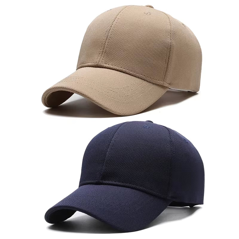 Pineapple Cloth Light Plate Casual Baseball Cap for Men and Women with Minimalist Design and Large Size Fit