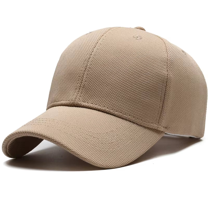 Pineapple Cloth Light Plate Casual Baseball Cap for Men and Women with Minimalist Design and Large Size Fit